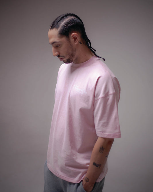 Statement Script T-Shirt (Pink)