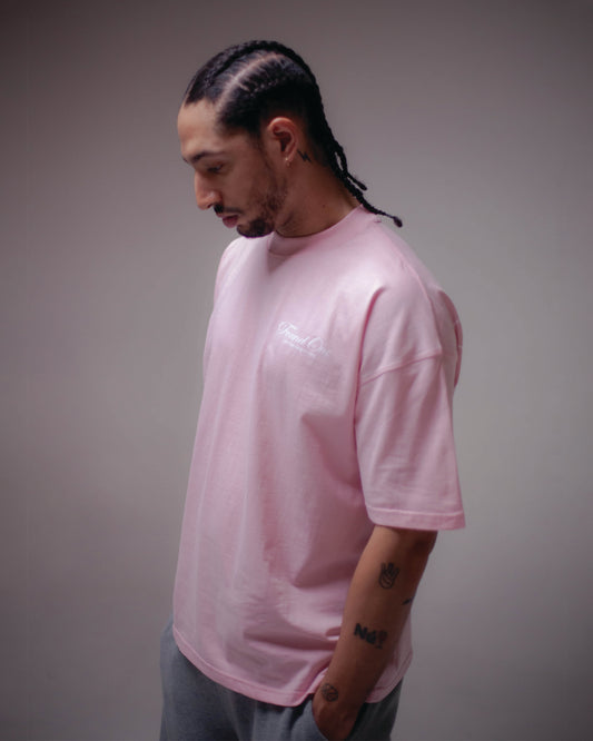 Statement Script T-Shirt (Pink)