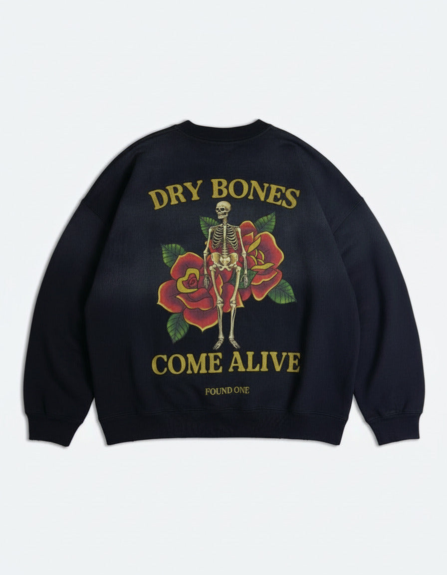 Dry Bones Come Alive Crewneck – Found One Apparel LLC