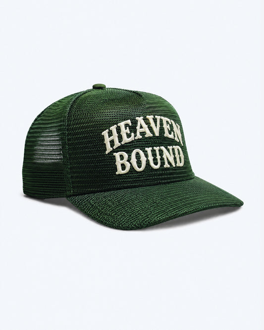 Heaven Bound Vintage Green Mesh Cap