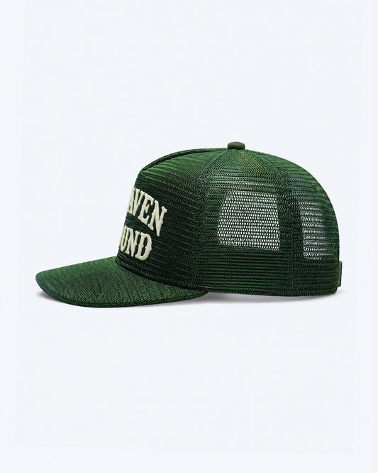 Heaven Bound Vintage Green Mesh Cap