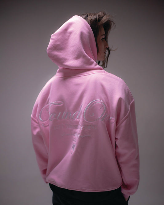 Statement Scipt Hoodie (Pink)