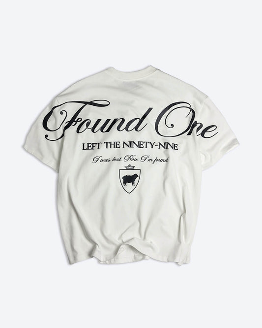 Statement Script T-Shirt (Vintage White)