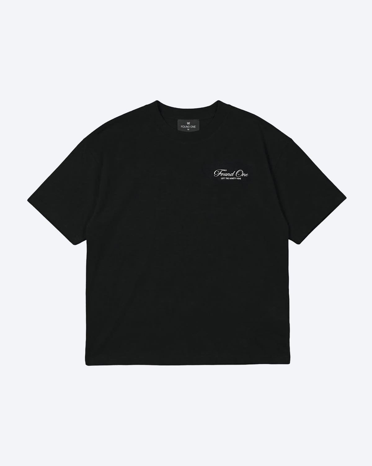 Statement Script T-Shirt (Black) – Found One Apparel LLC