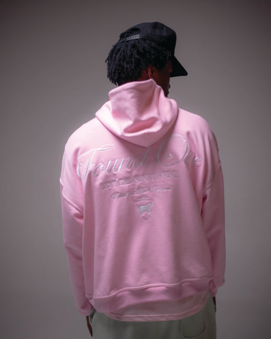 Statement Scipt Hoodie (Pink)