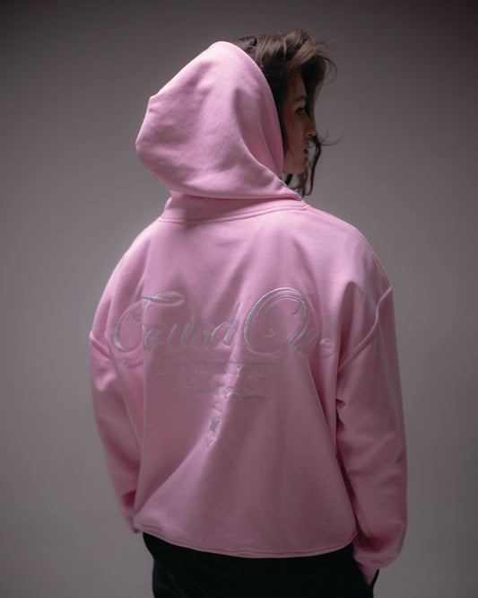 Statement Scipt Hoodie (Pink)