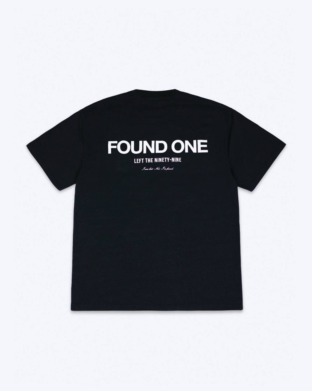 Found One Statement T-Shirt in Faded Black featuring Found One design on back. Soft, faith-inspired apparel by Found One.