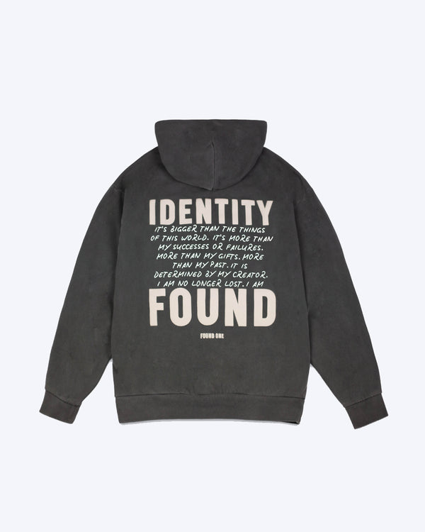 Identity Thumbprint Hoodie Vintage Black