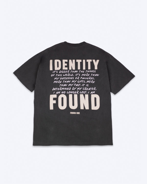 Identity Thumbprint T-Shirt Vintage Black